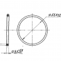 4320-3414127 Кольцо наконечника рулевой тяги (55.5х3.3)