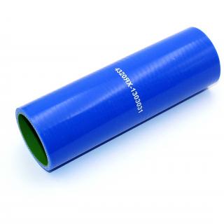 4320ЯХ-1303031 Патрубок Урал дв.ЯМЗ-236НЕ2 радиатора нижний (переходной) (D=50, L=190) (синий силикон)